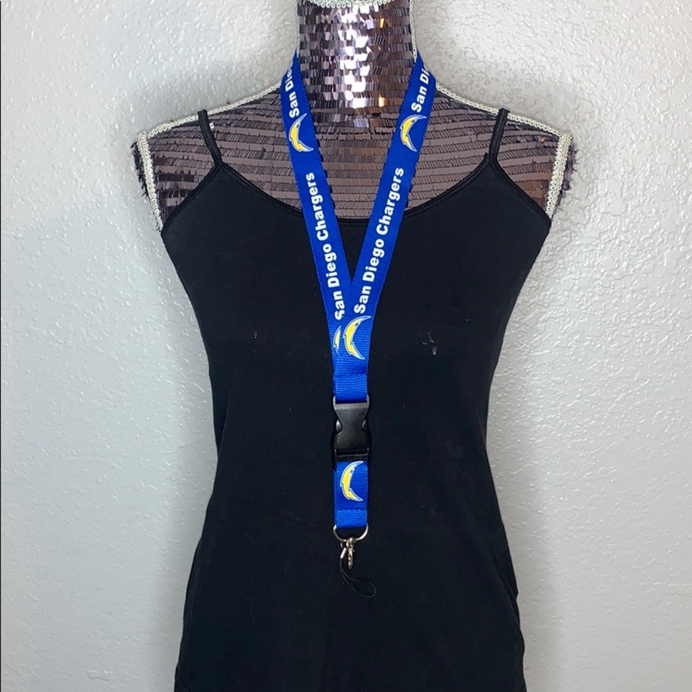 4/$20 San Diego Chargers Lanyard Keychain